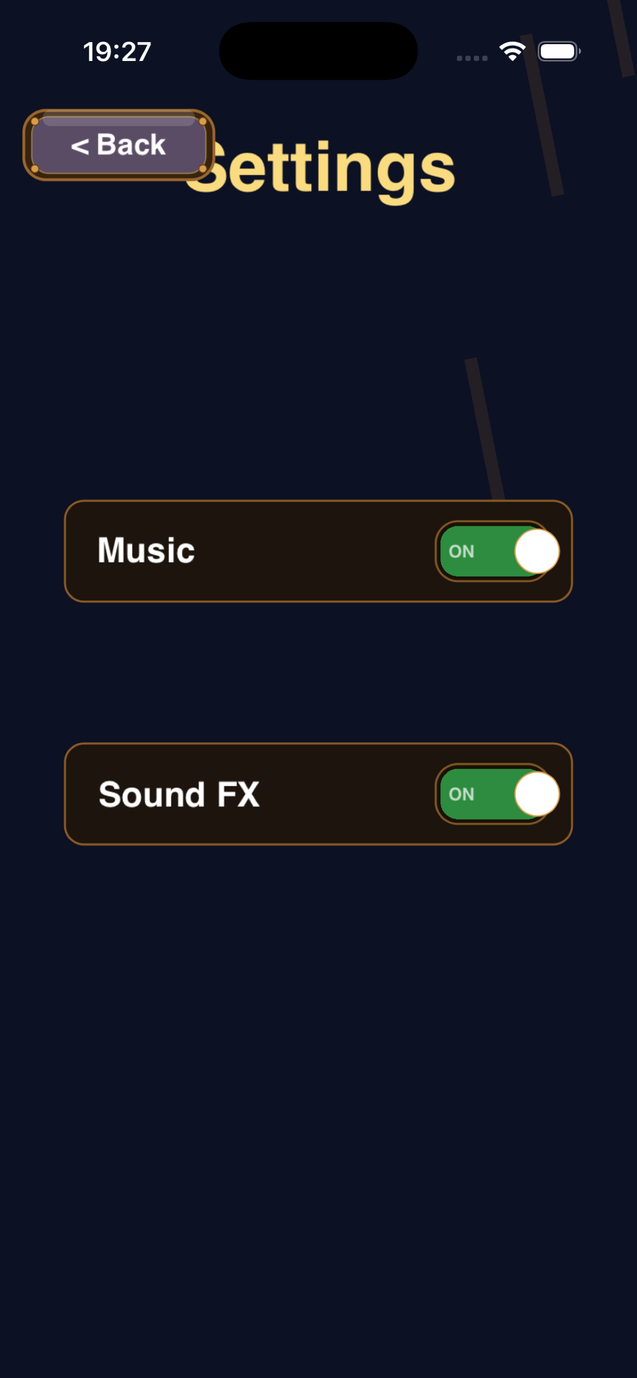 Settings